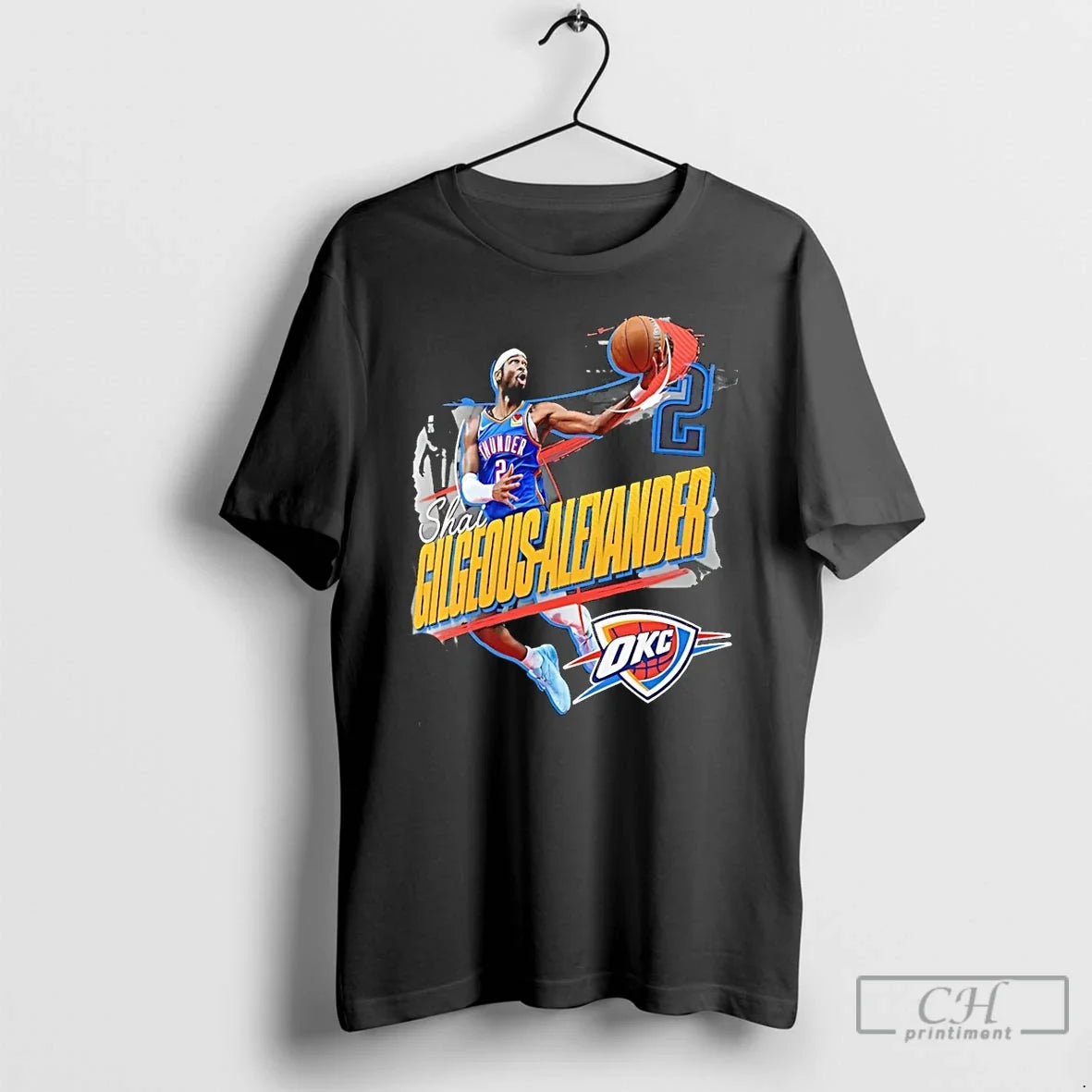 Classic Shai Gilgeous Alexander Oklahoma City Thunder - Adult & Kids T-Shirts, Sweatshirts & Hoodies apparel design preview 1