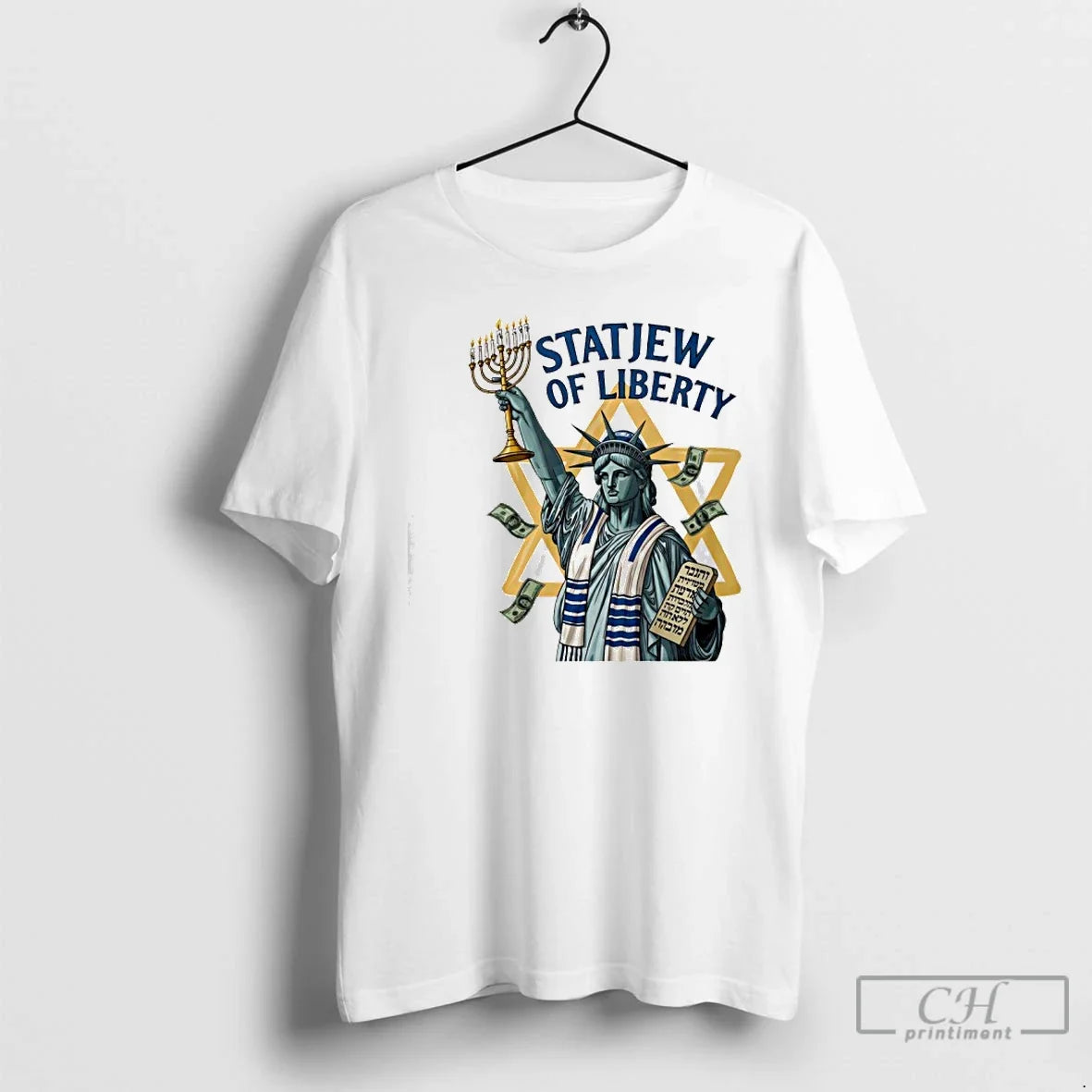 Classic Statjew Of Liberty Statue - Adult & Kids T-Shirts, Sweatshirts & Hoodies apparel design preview 1