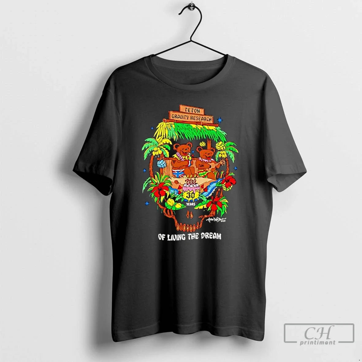 Classic Tgr X Grateful Dead 30 Years Of Living The - Adult & Kids T-Shirts, Sweatshirts & Hoodies apparel design preview 1