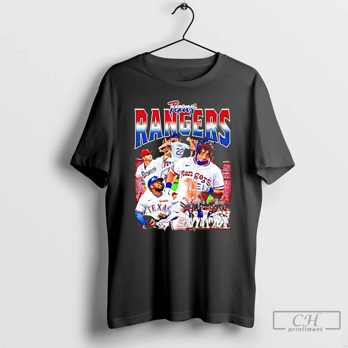 Classic Texas Rangers Team Collage Celebrate 2025 - Adult & Kids T-Shirts, Sweatshirts & Hoodies apparel design preview 1