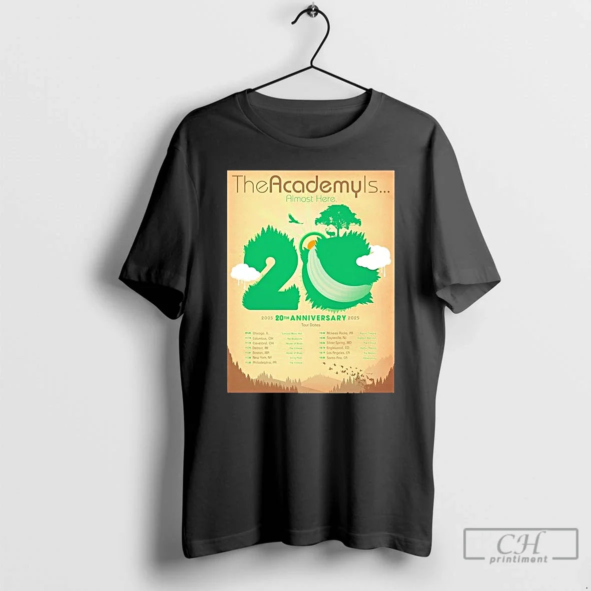 Classic The Academy Is 20 Year Almost Here - Adult & Kids T-Shirts, Sweatshirts & Hoodies apparel design preview 1