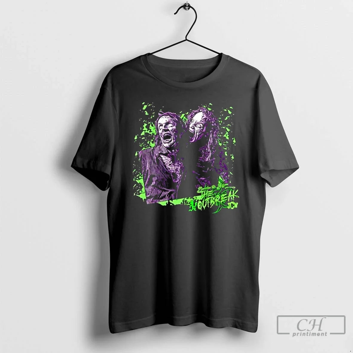 Classic The Outbreak Jcw Splatter - Adult & Kids T-Shirts, Sweatshirts & Hoodies apparel design preview 1
