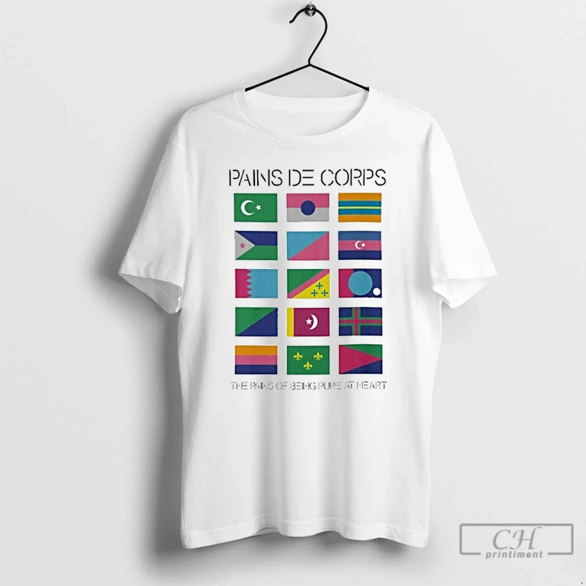 Classic The Pains Of Being Pure At Heart De Corps - Adult & Kids T-Shirts, Sweatshirts & Hoodies apparel design preview 1