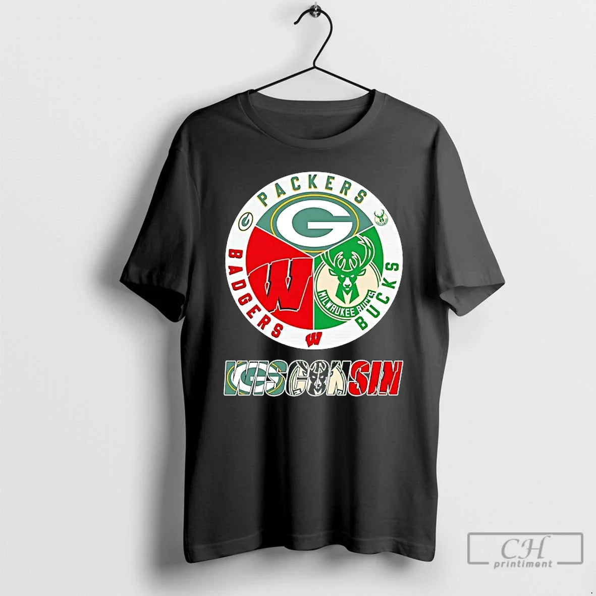 Classic The Wisconsin Major Sports Green Bay Packers - Adult & Kids T-Shirts, Sweatshirts & Hoodies apparel design preview 1