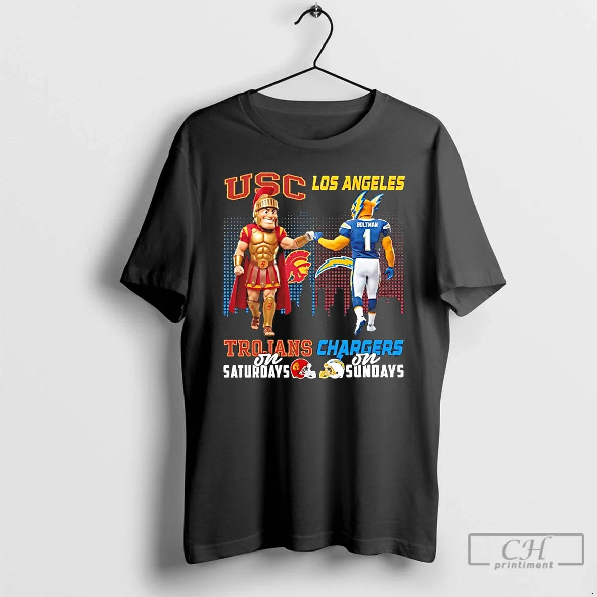 Classic Usc Trojans On Saturdays Vs Los Angeles - Adult & Kids T-Shirts, Sweatshirts & Hoodies apparel design preview 1