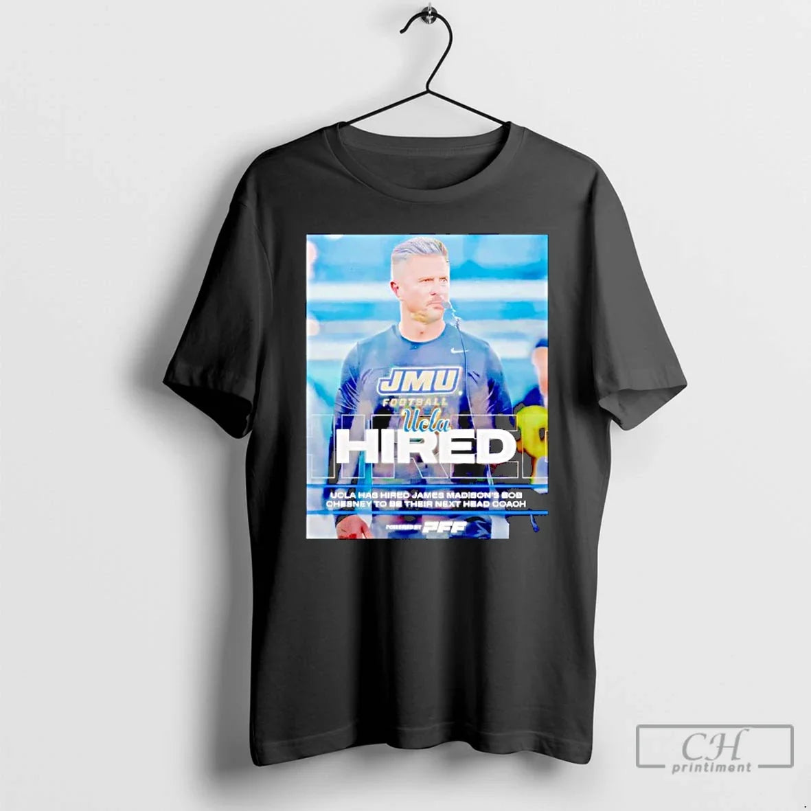 Classic Ucla Bruins Jmu Head Coach Bob Chesney - Adult & Kids T-Shirts, Sweatshirts & Hoodies apparel design preview 1