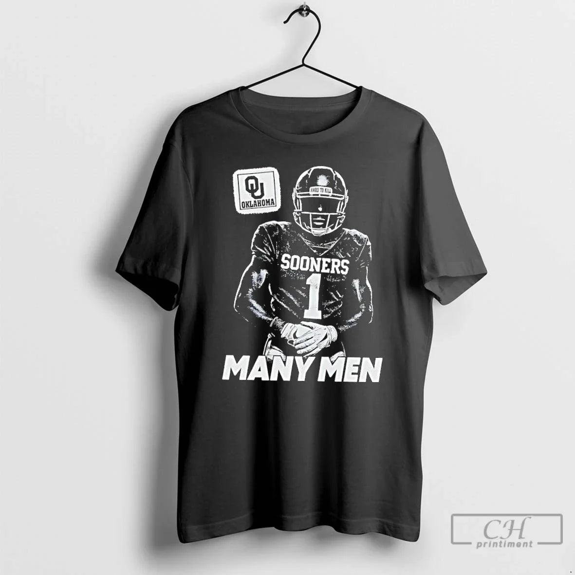 Classic University Of Oklahoma Sooners Many Men Retro - Adult & Kids T-Shirts, Sweatshirts & Hoodies apparel design preview 1