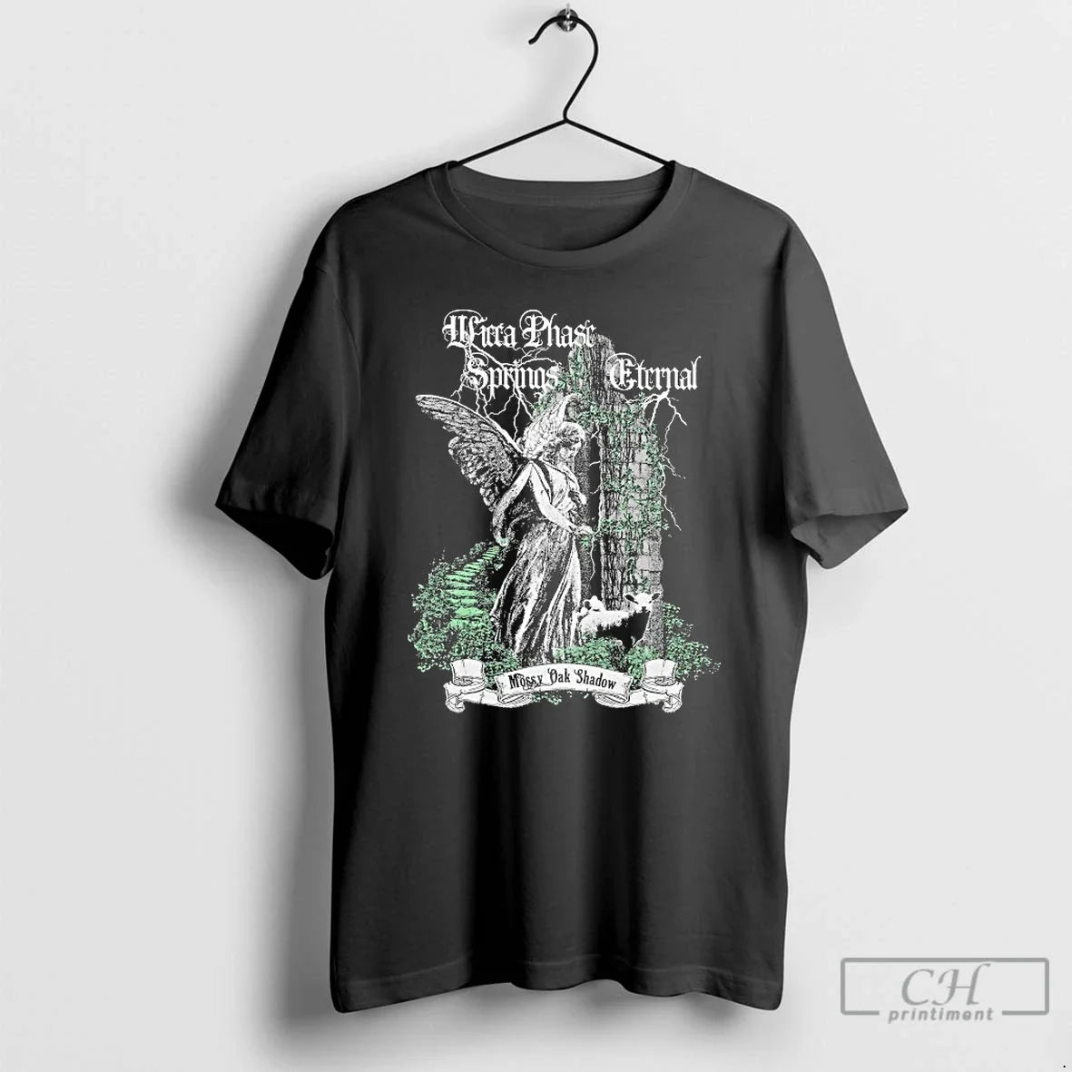 Classic Wicca Phase Springs Eternal Mossy Oak Shadow - Adult & Kids T-Shirts, Sweatshirts & Hoodies apparel design preview 1