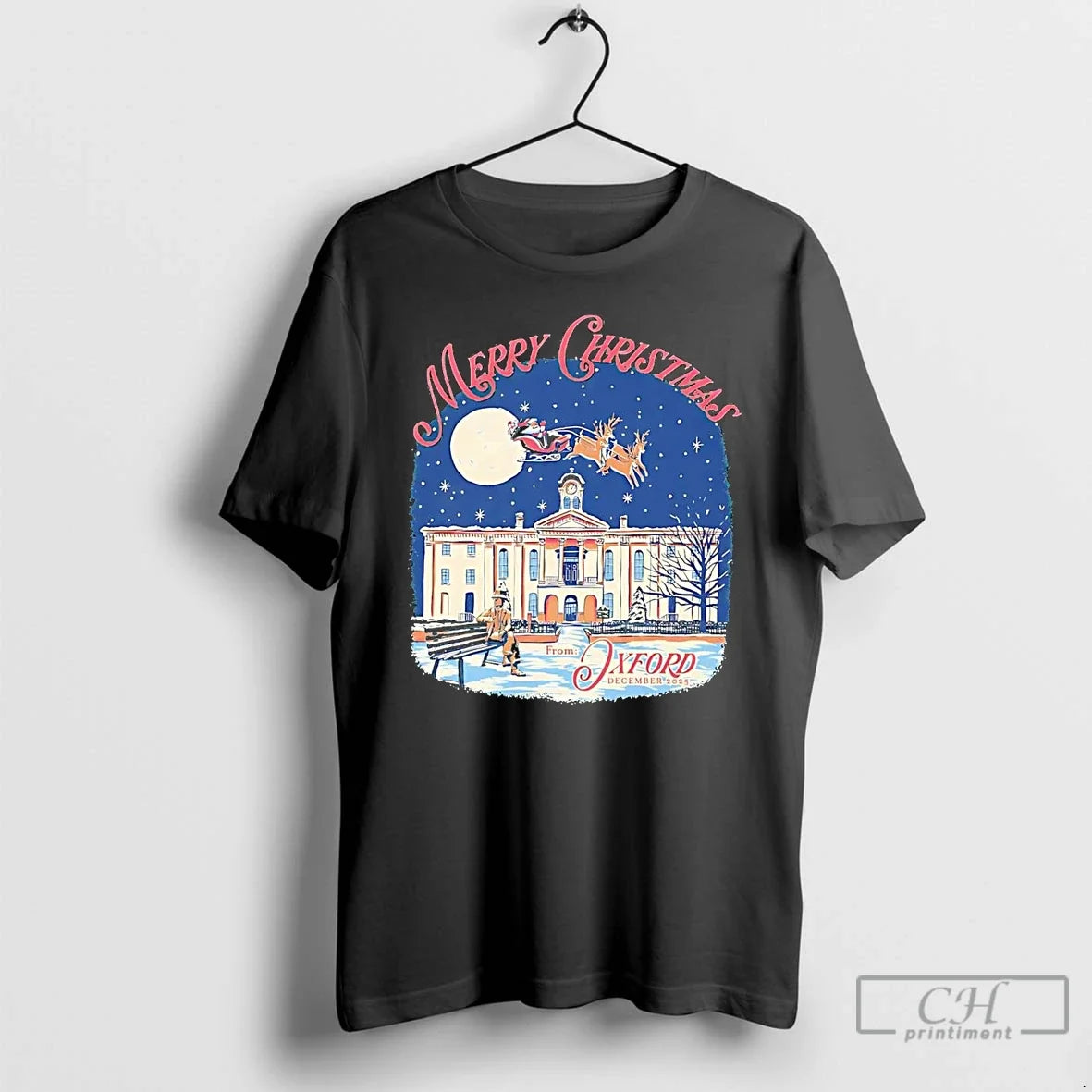 Classic William Faulkner From Oxford Merry Christmas - Adult & Kids T-Shirts, Sweatshirts & Hoodies apparel design preview 1