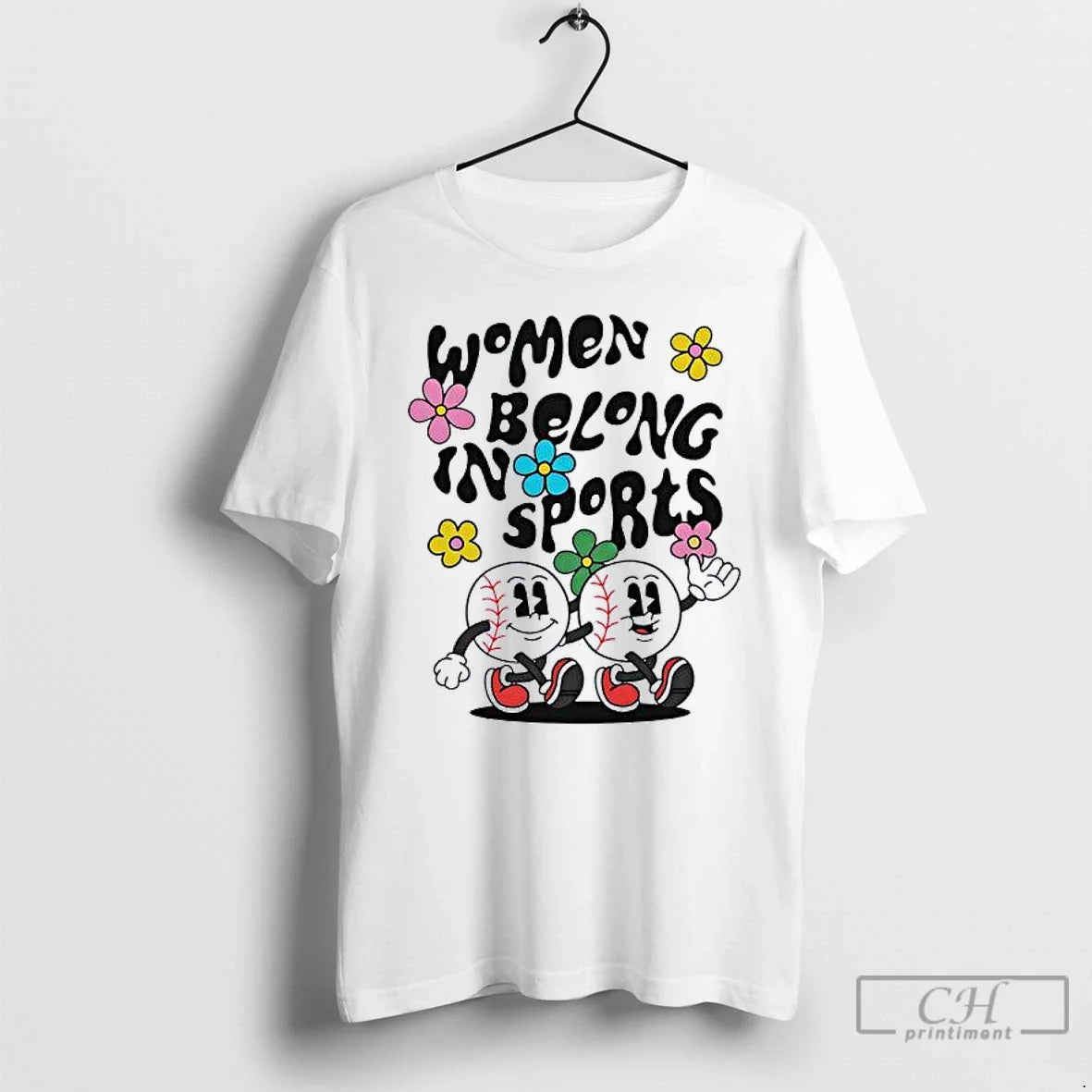 Classic Women Belong In Sports Baseball Toddler 2025 - Adult & Kids T-Shirts, Sweatshirts & Hoodies apparel design preview 1