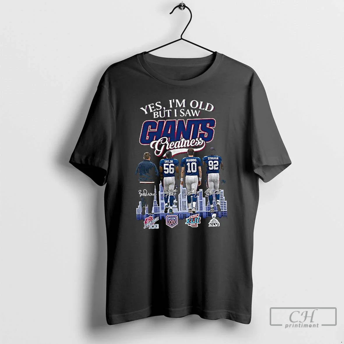 Classic Yes Im Old But I Saw Giants Greatness Vintage - Adult & Kids T-Shirts, Sweatshirts & Hoodies apparel design preview 1
