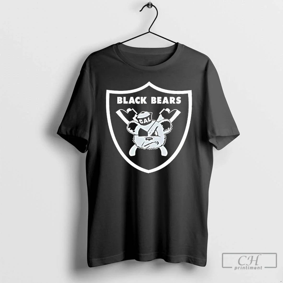 Classic As Vegas Raiders Shield Black Bears Logo - Adult & Kids T-Shirts, Sweatshirts & Hoodies apparel design preview 1