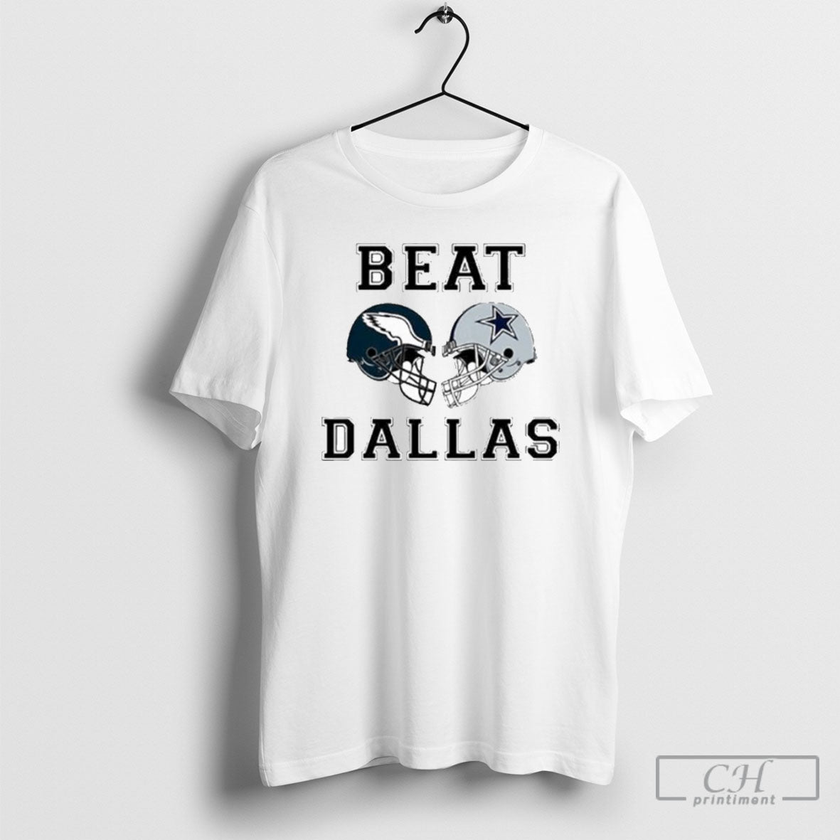 Coach Nick Sirianni Beat Dallas Helmet - Adult & Kids T-Shirts, Sweatshirts & Hoodies apparel design preview 1