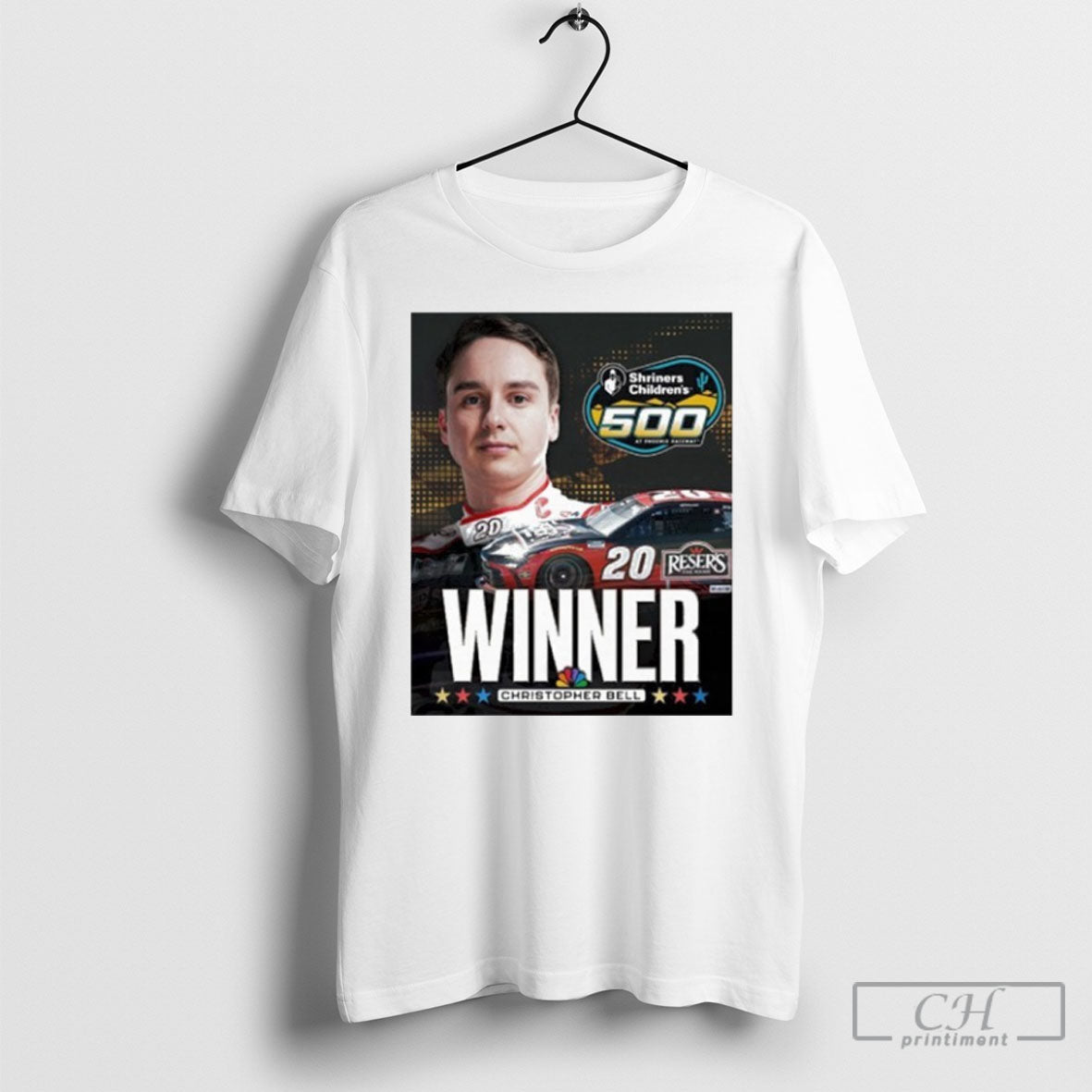 Congrats Christopher Bell For Winning Shriners - Adult & Kids T-Shirts, Sweatshirts & Hoodies apparel design preview 1
