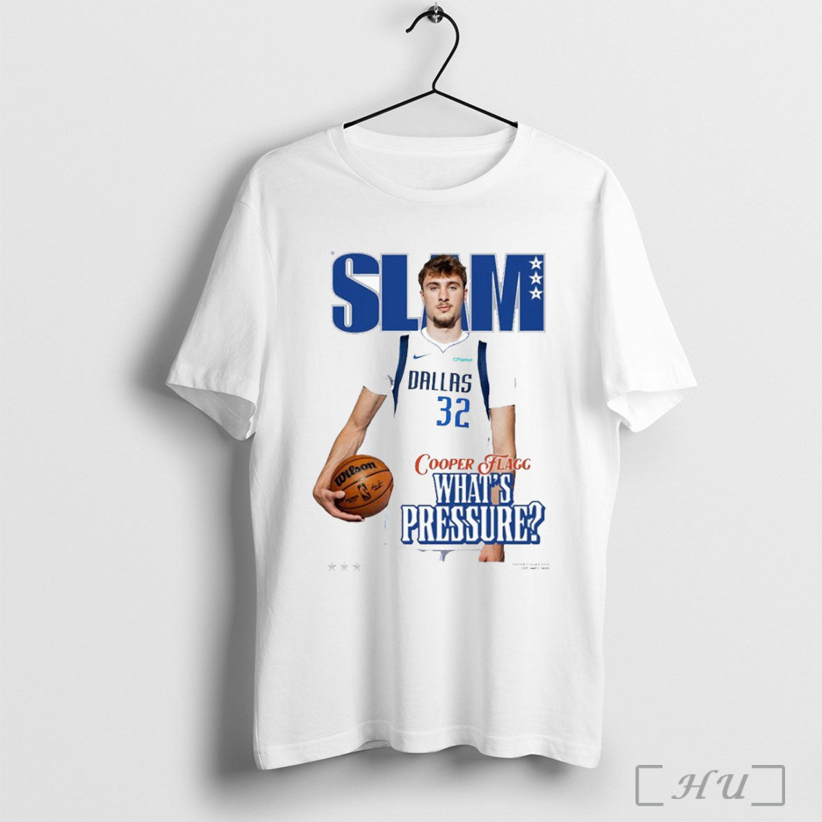 Cooper Flagg Slam Whats Pressure - Adult & Kids T-Shirts, Sweatshirts & Hoodies apparel design preview 1