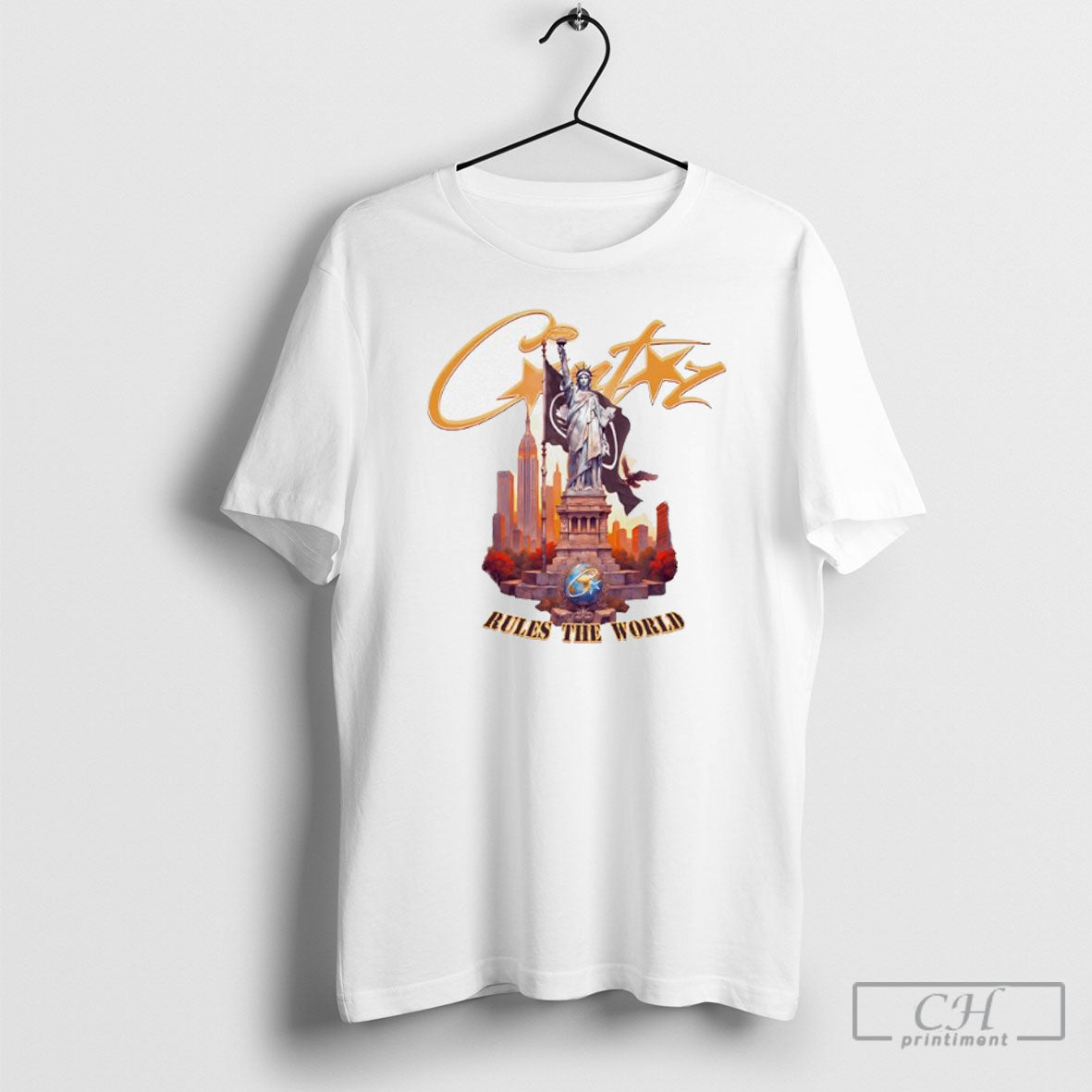 Crtz Rules The World - Adult & Kids T-Shirts, Sweatshirts & Hoodies apparel design preview 1