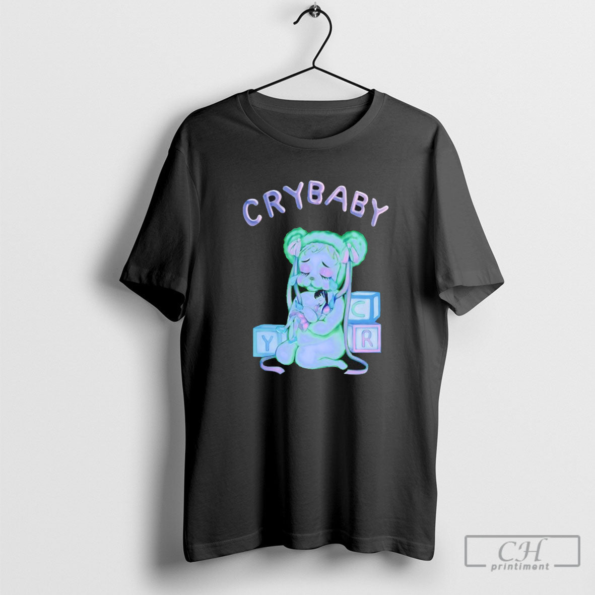 Cry Baby Sad Bear - Adult & Kids T-Shirts, Sweatshirts & Hoodies apparel design preview 1
