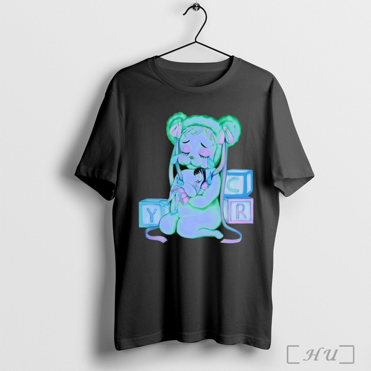 Cry Baby Sad Bear - Adult & Kids T-Shirts, Sweatshirts & Hoodies apparel design preview 1