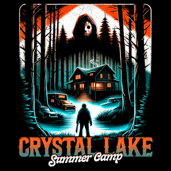 Crystal Lake Summer Camp - Adult & Kids T-Shirts, Sweatshirts & Hoodies apparel design preview 1