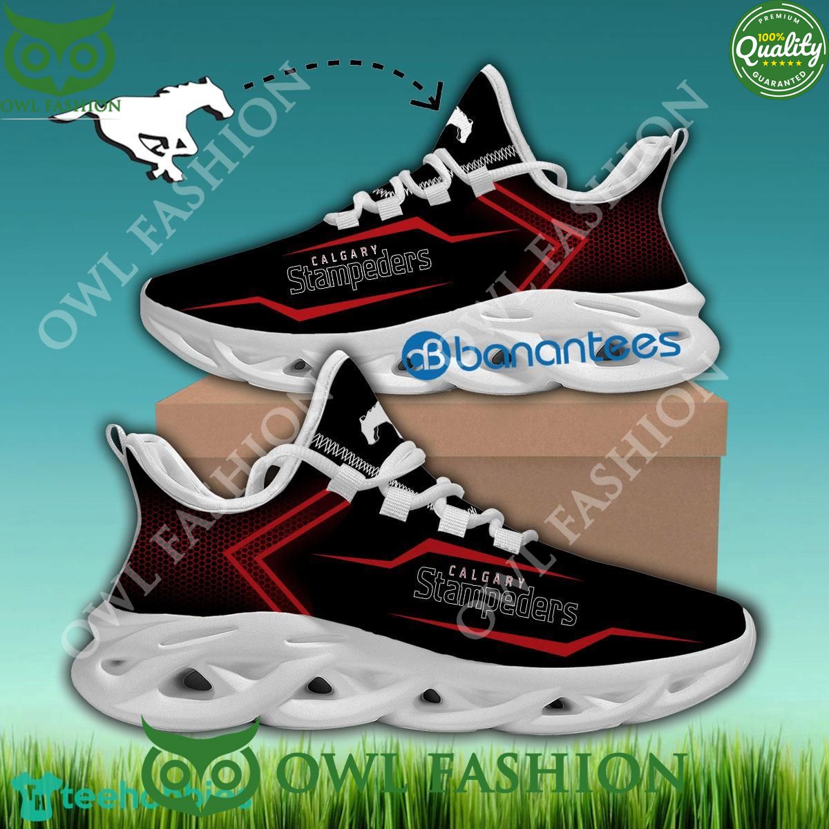 Calgary Stampeders Horse Racing Max Soul Shoes Chunky - Adult & Kids T-Shirts, Sweatshirts & Hoodies apparel design preview 1