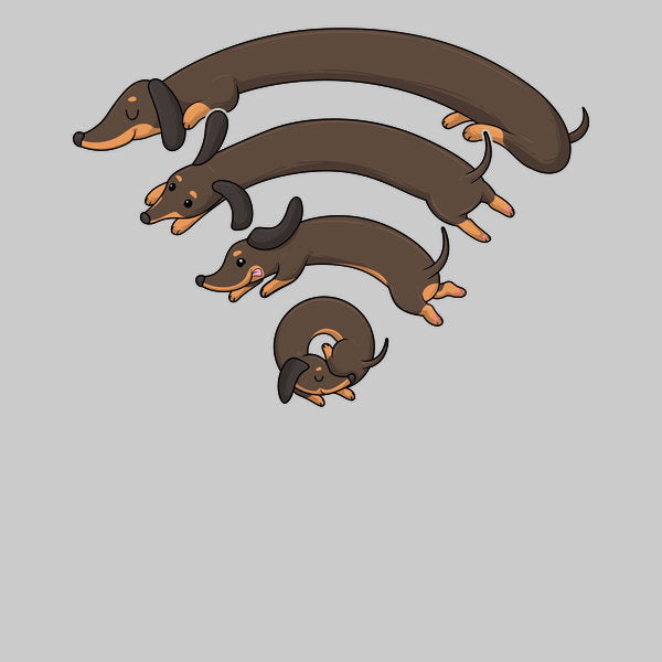 Dachshund Connection - Adult & Kids T-Shirts, Sweatshirts & Hoodies apparel design preview 1