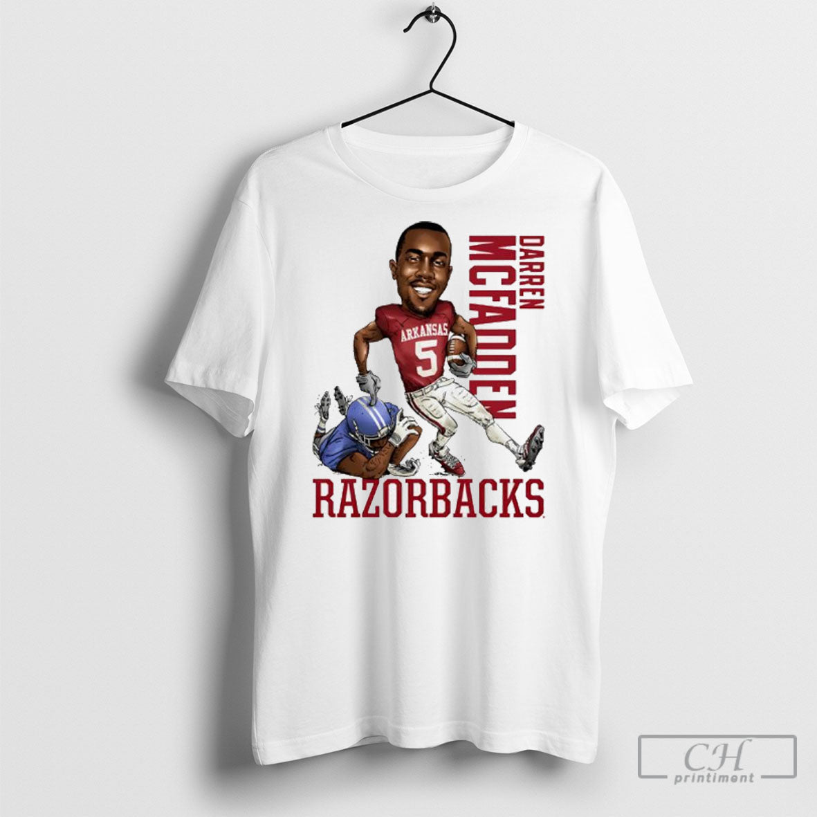 Darren Mcfadden Arkansas Razorbacks Baseball - Adult & Kids T-Shirts, Sweatshirts & Hoodies apparel design preview 1