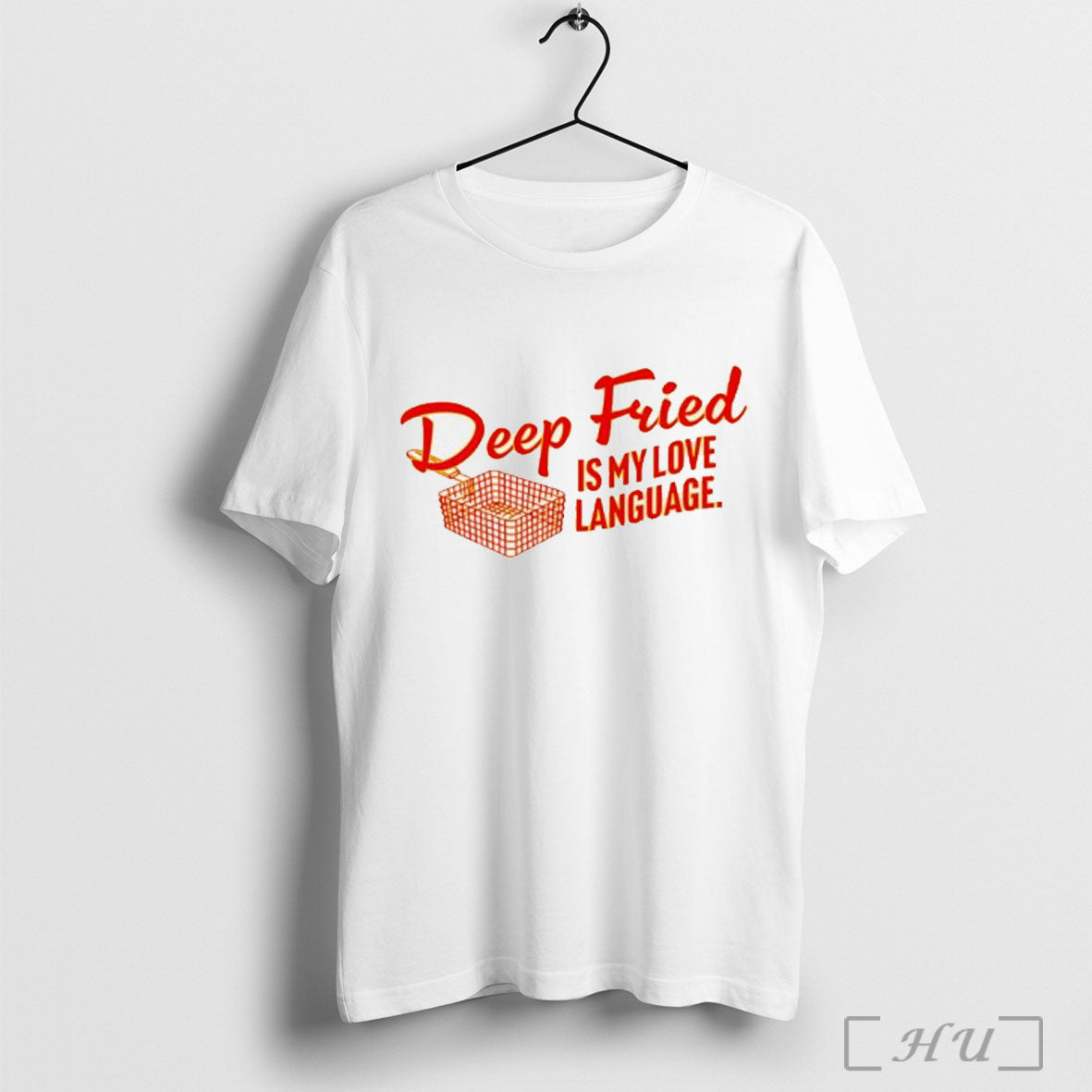 Deep Fried Is My Love Language - Adult & Kids T-Shirts, Sweatshirts & Hoodies apparel design preview 1