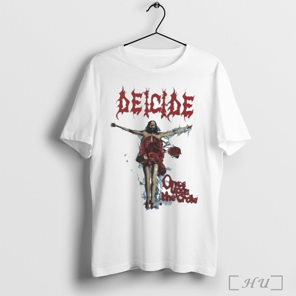 Deicide Once Upon The Cross - Adult & Kids T-Shirts, Sweatshirts & Hoodies apparel design preview 1