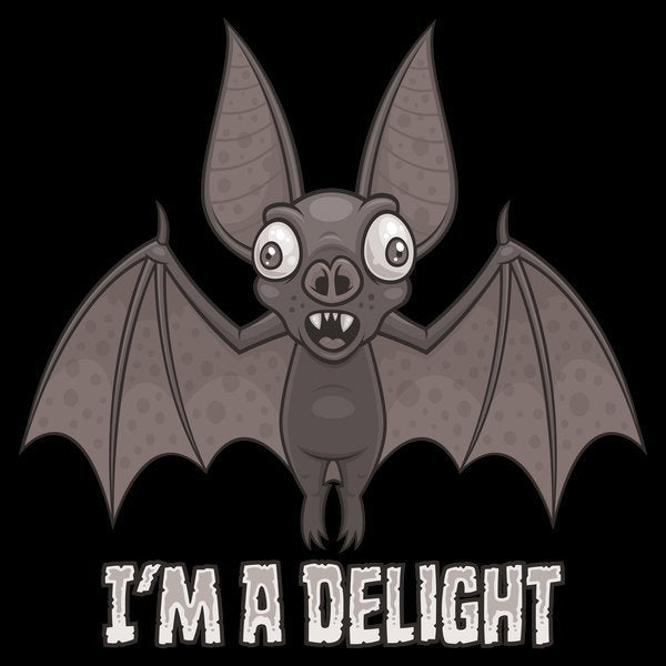 Delightfully Derpy Vampire Bat - Adult & Kids T-Shirts, Sweatshirts & Hoodies apparel design preview 1