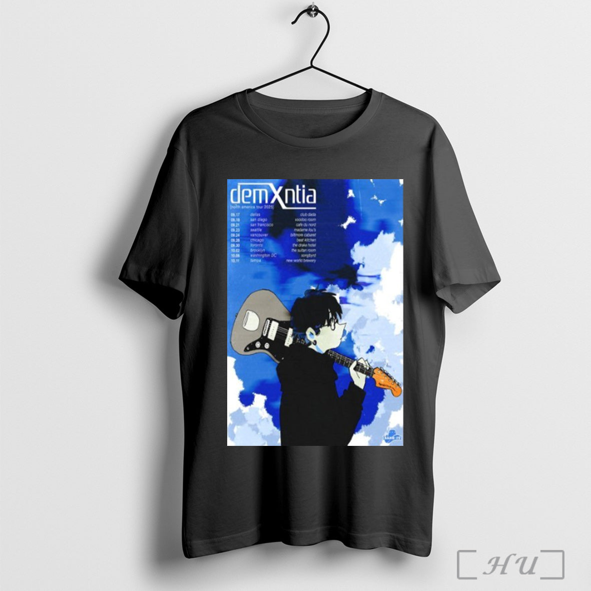 Demxntia North America Tour 2025 Dates - Adult & Kids T-Shirts, Sweatshirts & Hoodies apparel design preview 1