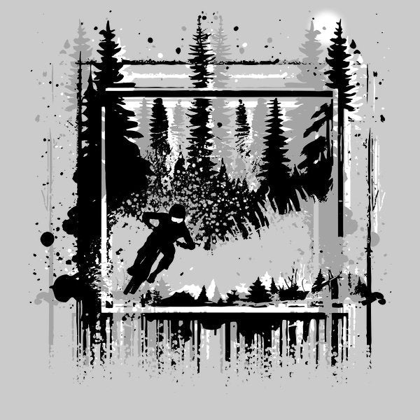 Dirt And Grunge Mtb Art Freedom - Adult & Kids T-Shirts, Sweatshirts & Hoodies apparel design preview 1