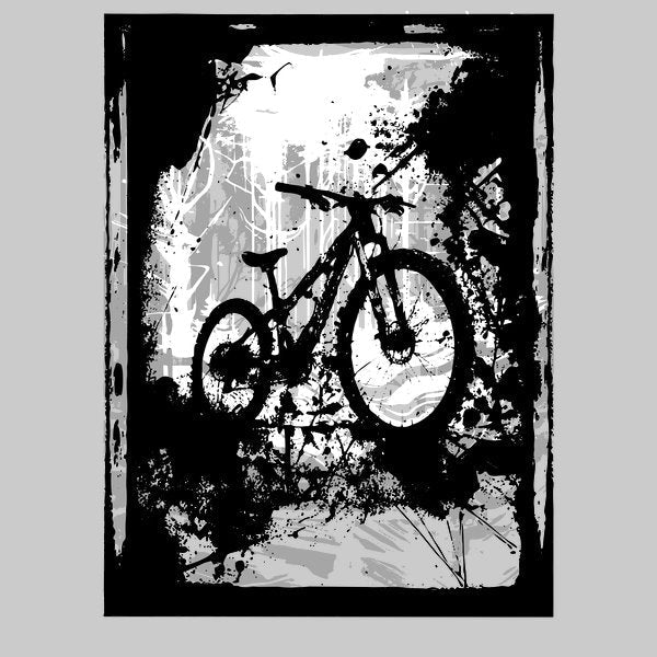 Dirt And Grunge Mtb Art Styl - Adult & Kids T-Shirts, Sweatshirts & Hoodies apparel design preview 1