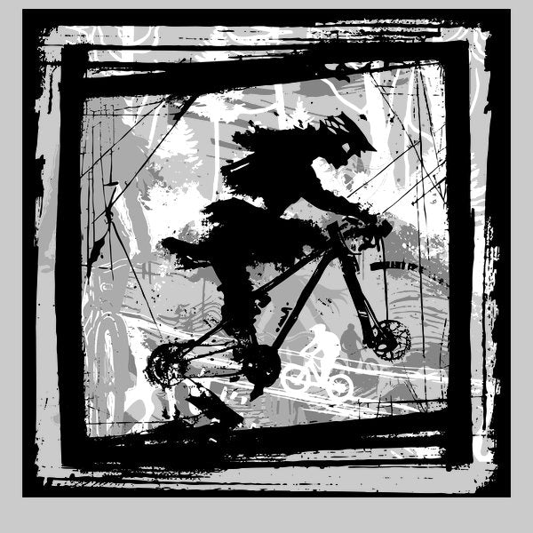Dirt And Grunge Mtb Art Punk Style - Adult & Kids T-Shirts, Sweatshirts & Hoodies apparel design preview 1