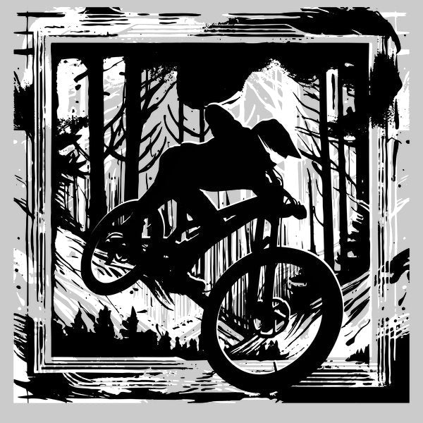 Dirt And Grunge Mtb Art Rhythm - Adult & Kids T-Shirts, Sweatshirts & Hoodies apparel design preview 1