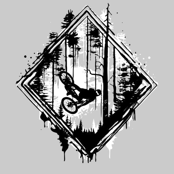 Dirt And Grunge Mtb Art The Of - Adult & Kids T-Shirts, Sweatshirts & Hoodies apparel design preview 1