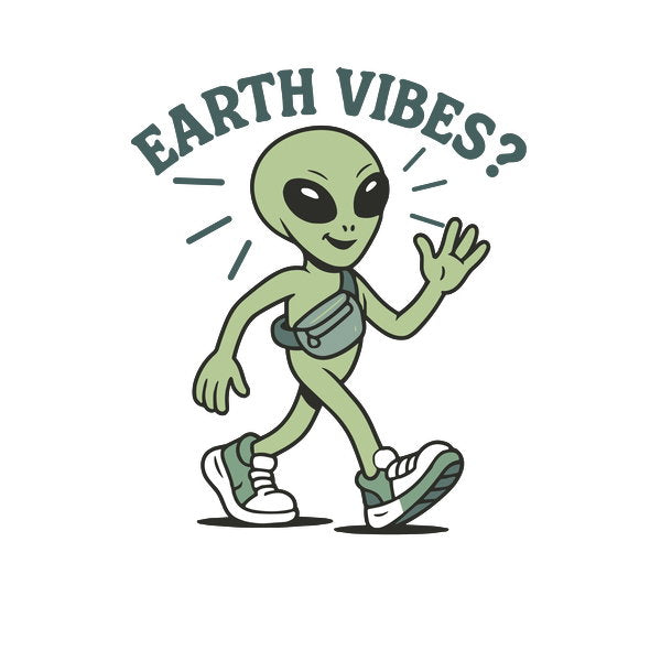 Earth Vibes - Adult & Kids T-Shirts, Sweatshirts & Hoodies apparel design preview 1