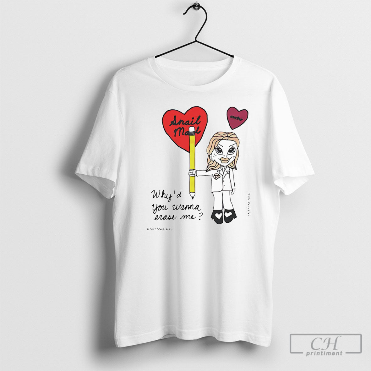 Echo Valley Sydney Sweeney Snail Mail Erase Me - Adult & Kids T-Shirts, Sweatshirts & Hoodies apparel design preview 1