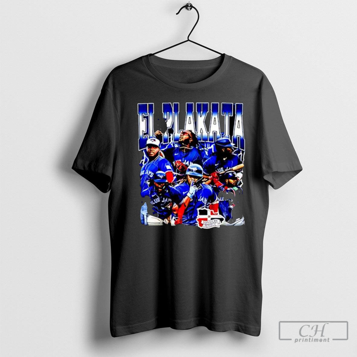 El Plakata Dominican Republic Baseball Players - Adult & Kids T-Shirts, Sweatshirts & Hoodies apparel design preview 1