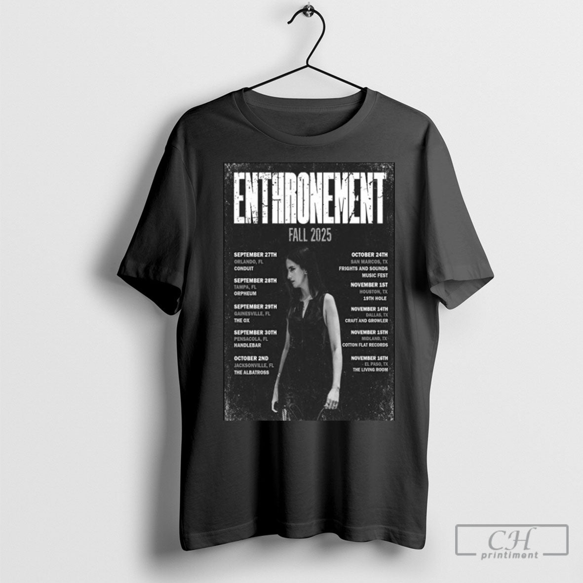 Enthronement Fall Tour 2025 Dates - Adult & Kids T-Shirts, Sweatshirts & Hoodies apparel design preview 1
