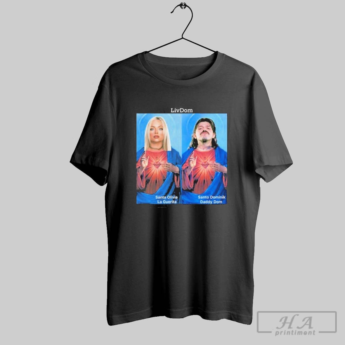 Erliving Livdom Santa Olivia La Guerita And Santo - Adult & Kids T-Shirts, Sweatshirts & Hoodies apparel design preview 1