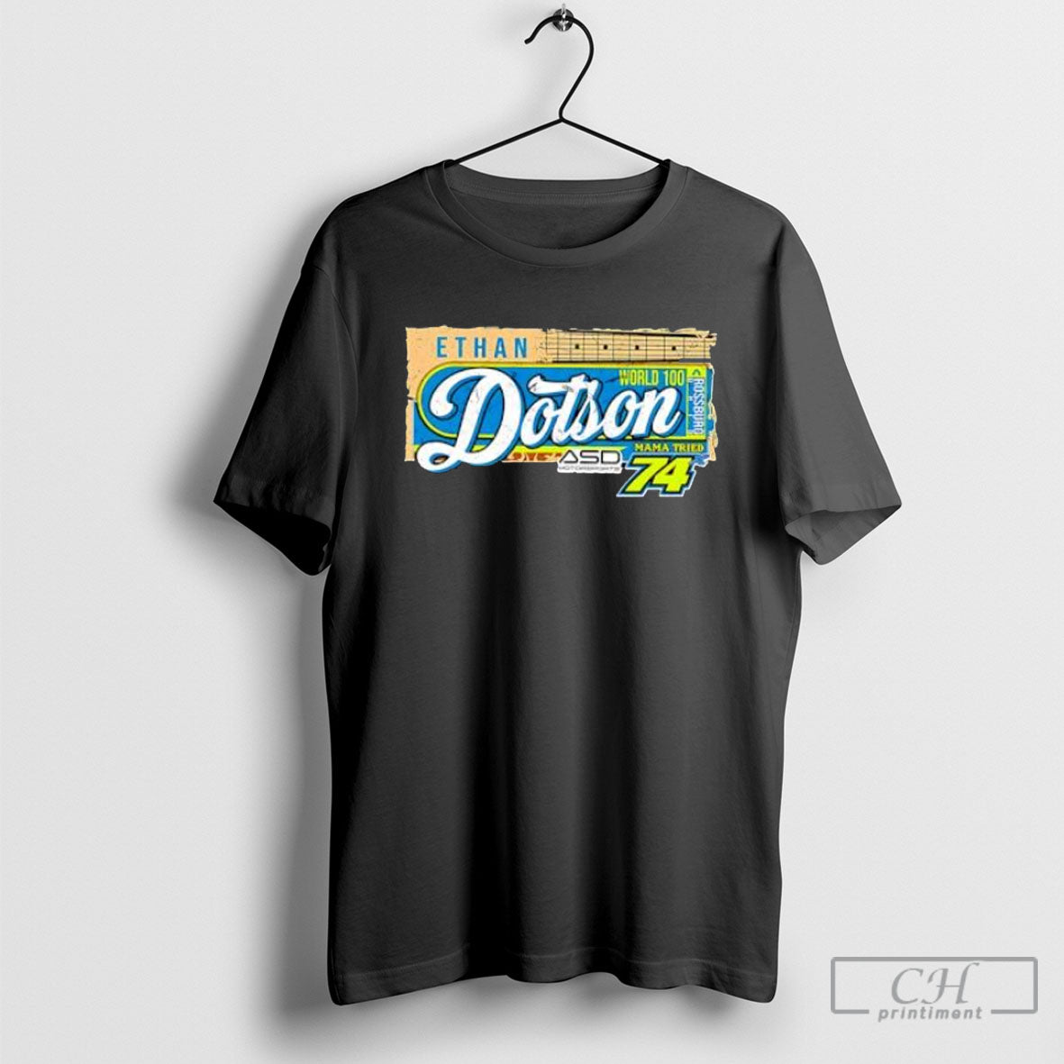 Ethan Dodson World 100 Rossburg Mama Tried Asd - Adult & Kids T-Shirts, Sweatshirts & Hoodies apparel design preview 1