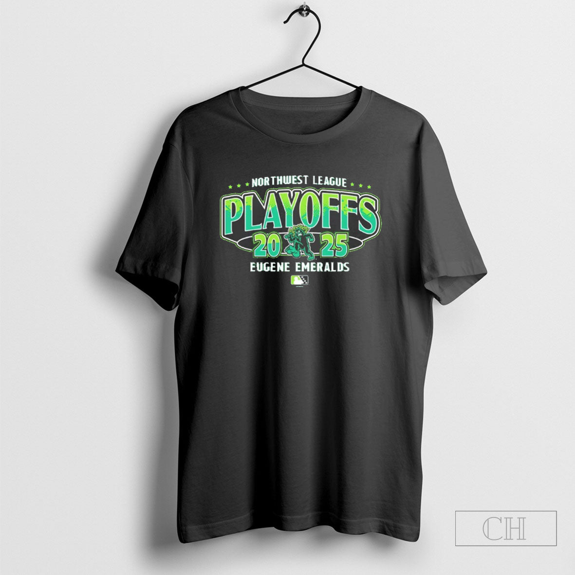 Eugene Emeralds 2025 Northwest League Playoff - Adult & Kids T-Shirts, Sweatshirts & Hoodies apparel design preview 1