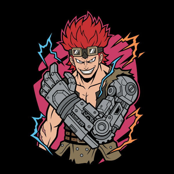Eustass Kid Magnetic Rampage - Adult & Kids T-Shirts, Sweatshirts & Hoodies apparel design preview 1