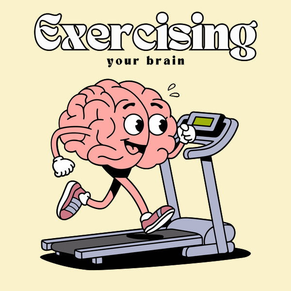 Exercising Your Brain - Adult & Kids T-Shirts, Sweatshirts & Hoodies apparel design preview 1