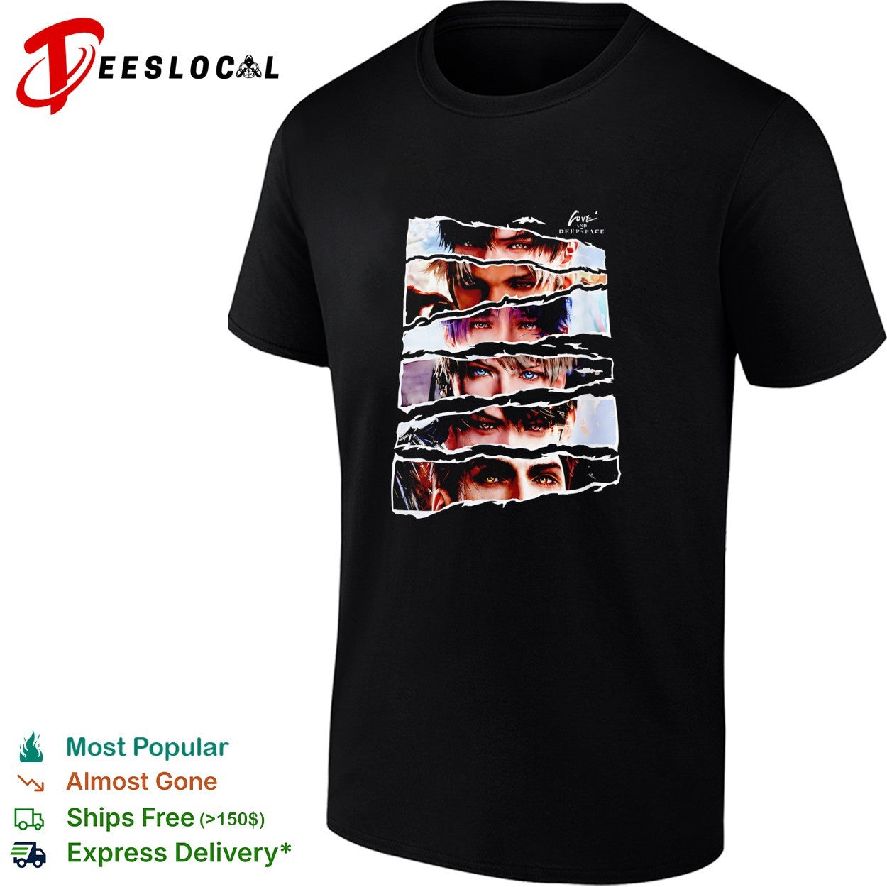 Eyes window Love and Deepspace characters graphic - Adult & Kids T-Shirts, Sweatshirts & Hoodies apparel design preview 1
