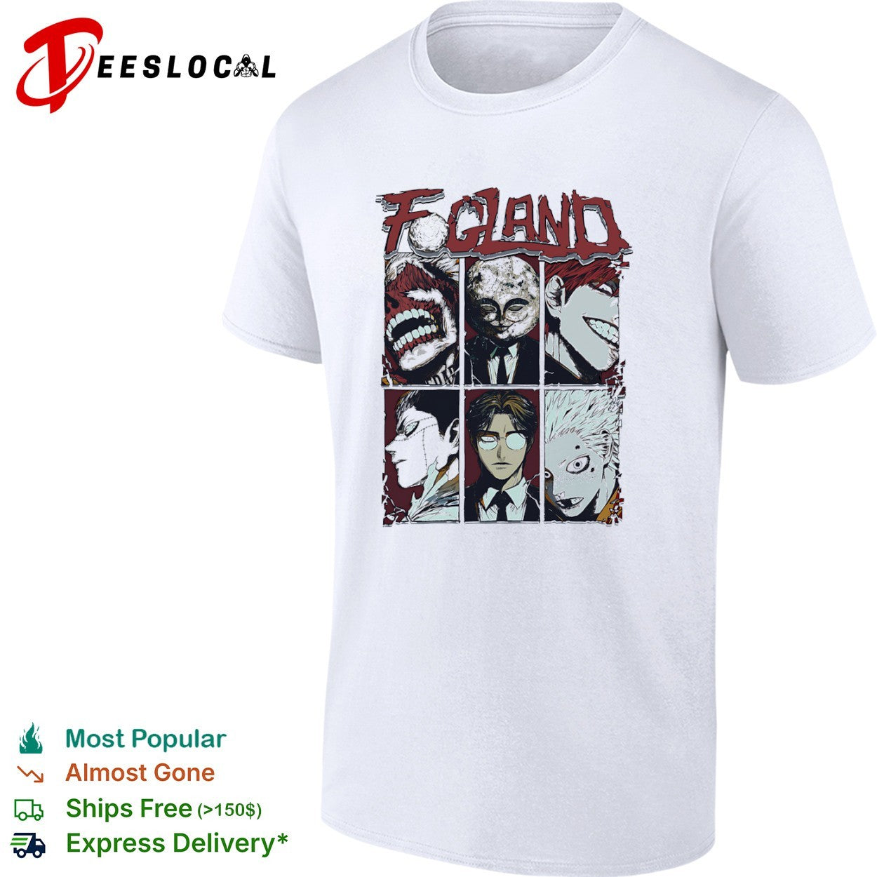 FOGLAND Jujutsu Kaisen Satoru Gojo Suguru Geto Mahito - Adult & Kids T-Shirts, Sweatshirts & Hoodies apparel design preview 1