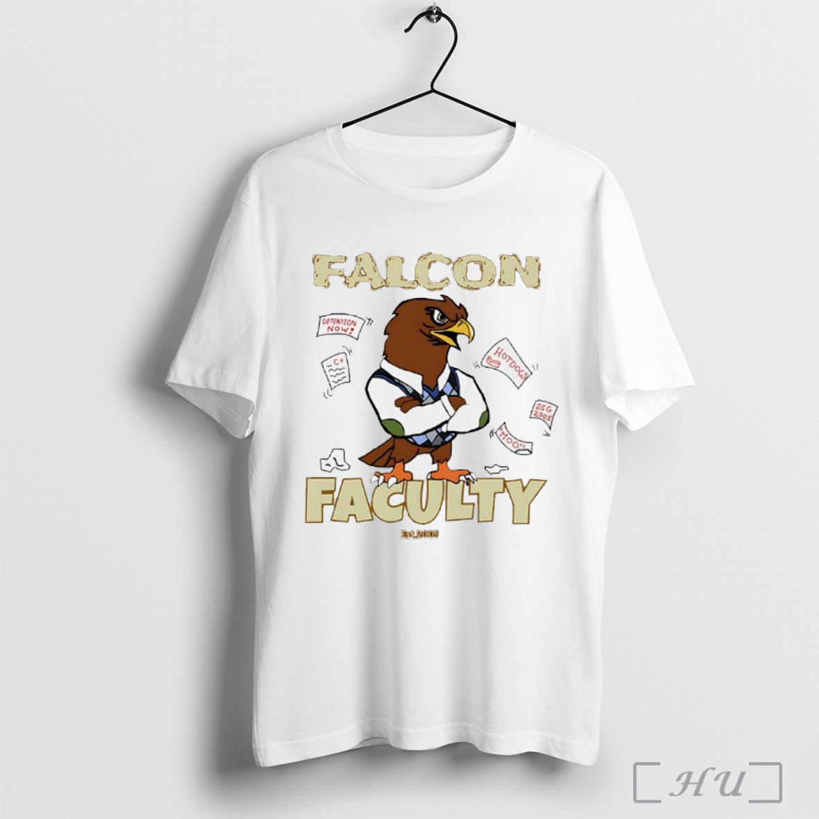 Falcon Faculty Est 2005 - Adult & Kids T-Shirts, Sweatshirts & Hoodies apparel design preview 1