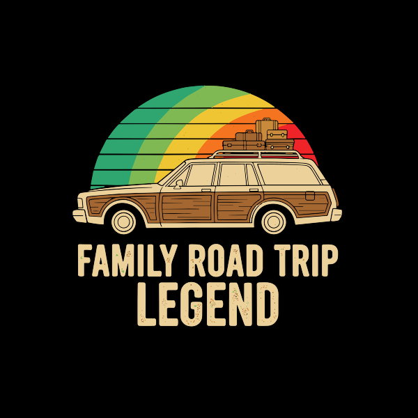 Family Road Trip Legend - Adult & Kids T-Shirts, Sweatshirts & Hoodies apparel design preview 1