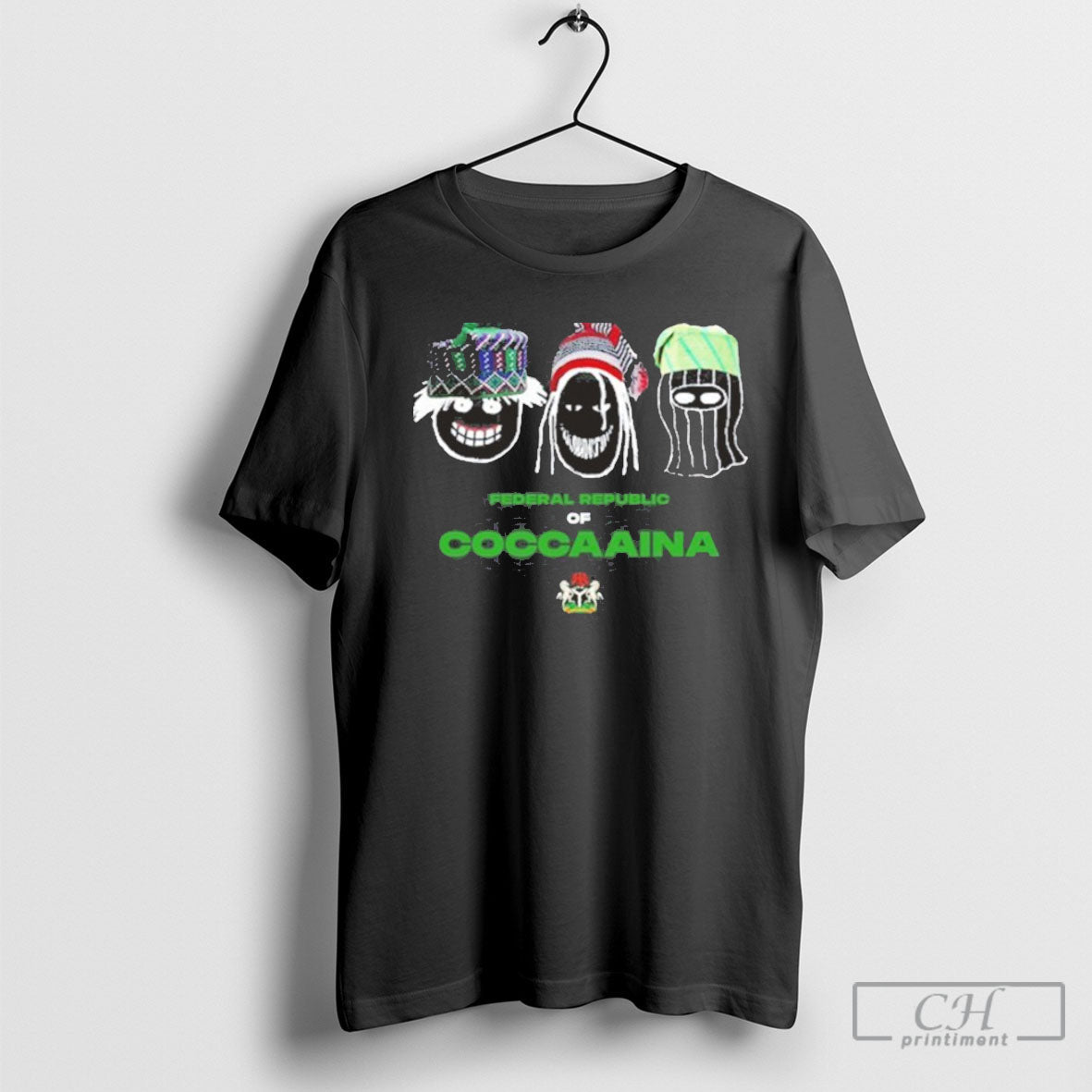 Federal Republic Of Coccaaina - Adult & Kids T-Shirts, Sweatshirts & Hoodies apparel design preview 1