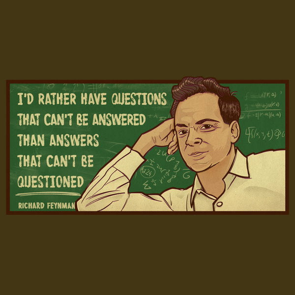 Feynman Science - Adult & Kids T-Shirts, Sweatshirts & Hoodies apparel design preview 1
